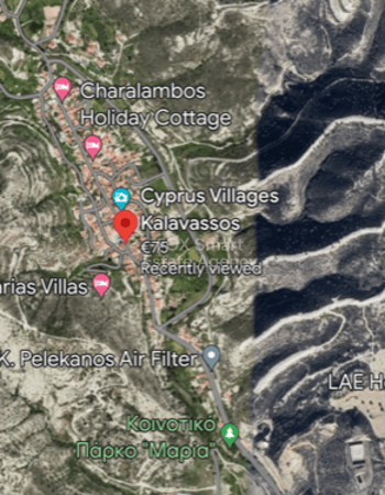 Land in Kalavasos - view 1