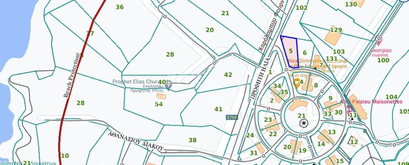 Land in Nea Dimmata - view 1