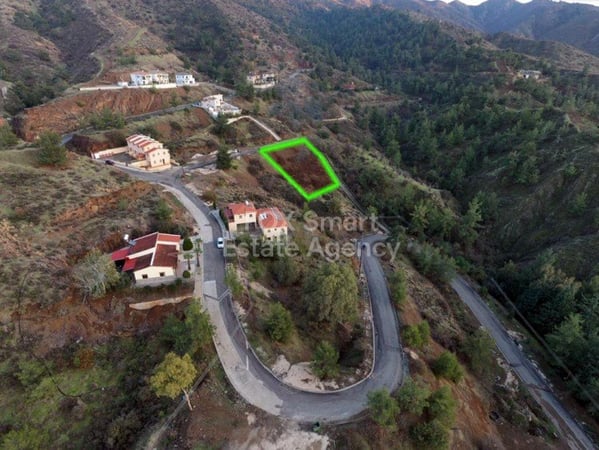 Land in Evrychou - view 1