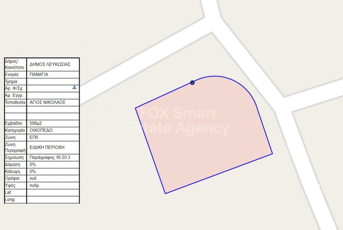 Land in Palouriotissa - view 1