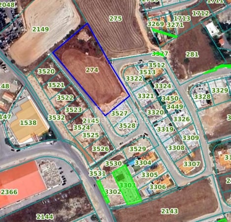 Land in Latsia - view 1