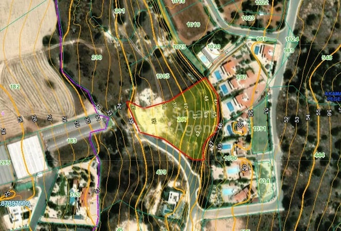 Land in Pegeia - view 1