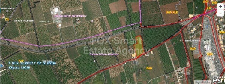 Land in Tserkezoi - view 1