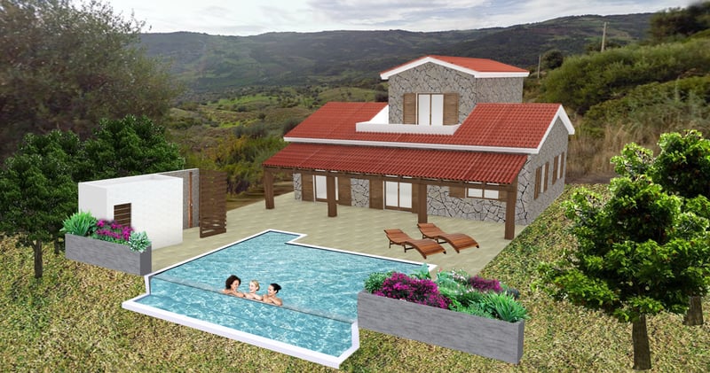 Villa in Montegiordano - view 1