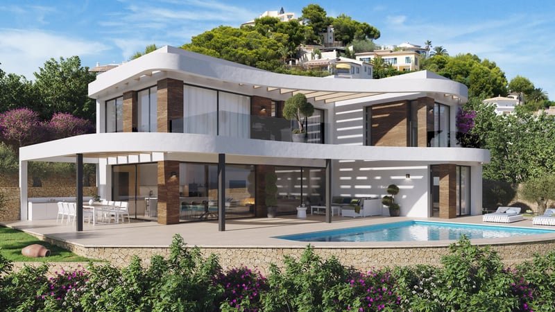 Villa in Moraira - view 1
