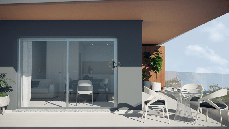 Apartment in Gambelas - view 1