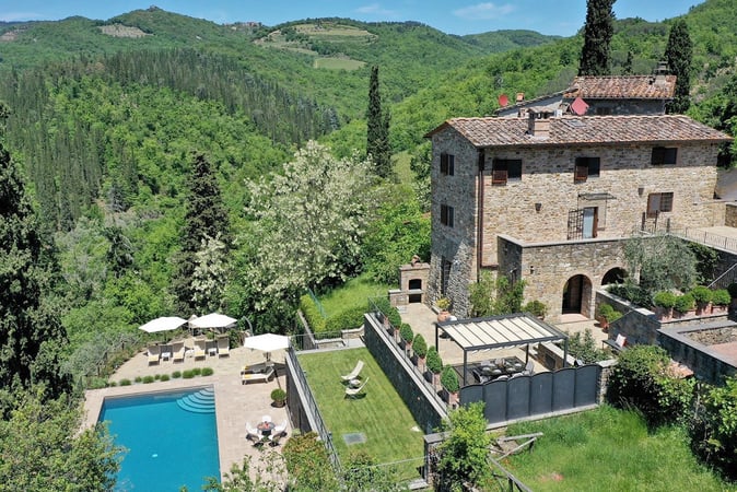 House in Gaiole in Chianti - view 1