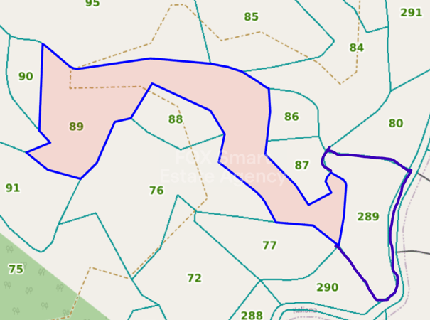 Land in Kaliana - view 1