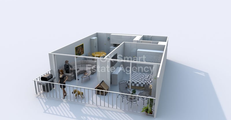 Apartment in Parekklisha - view 1