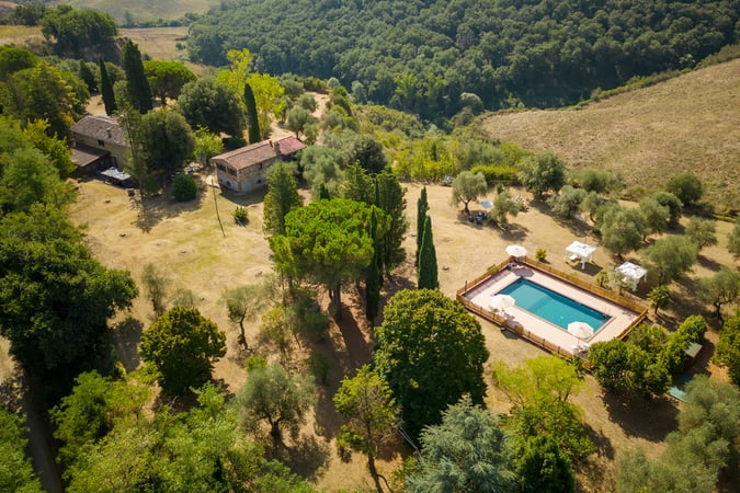 House in Asciano - view 1