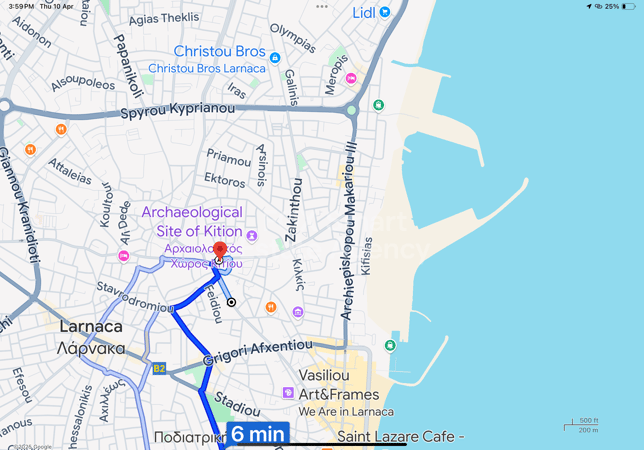 Land in Larnaca - view 1