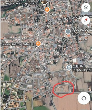 Land in Kiti - view 1