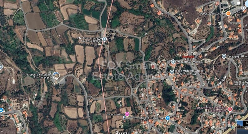 Land in Evrychou - view 1