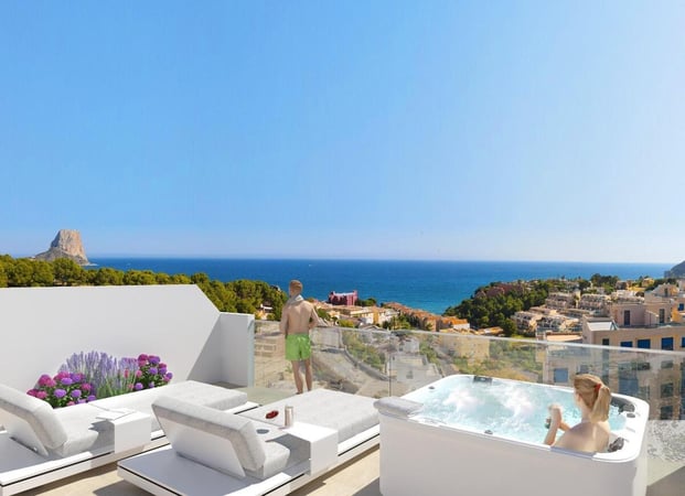 Penthouse in Calp - view 1