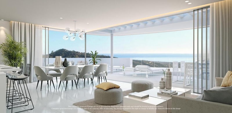 Penthouse in Ojen - view 1