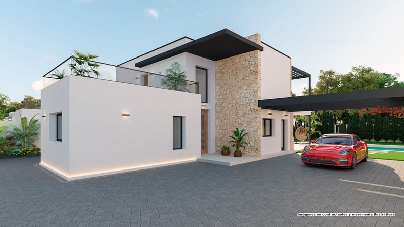 Villa in la Nucia - view 1