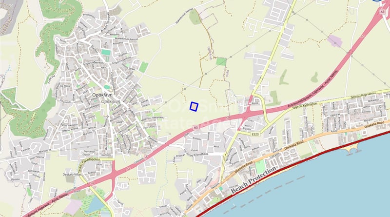 Land in Oroklini - view 1