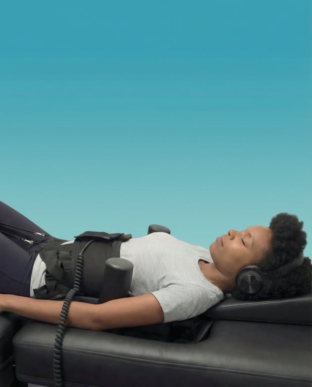 Patient receiving spinal care