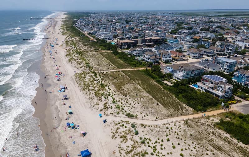 Aerial view of Ocean, New Jersey