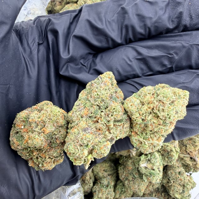 Rainbow Gas THCa flower nug