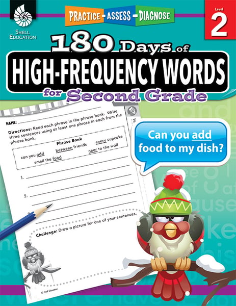 180 Days Of High-Frequency Words For Second Grade