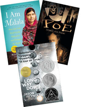 Bestsellers Below Lexile Level Grades 9-12 (590L-1165L)