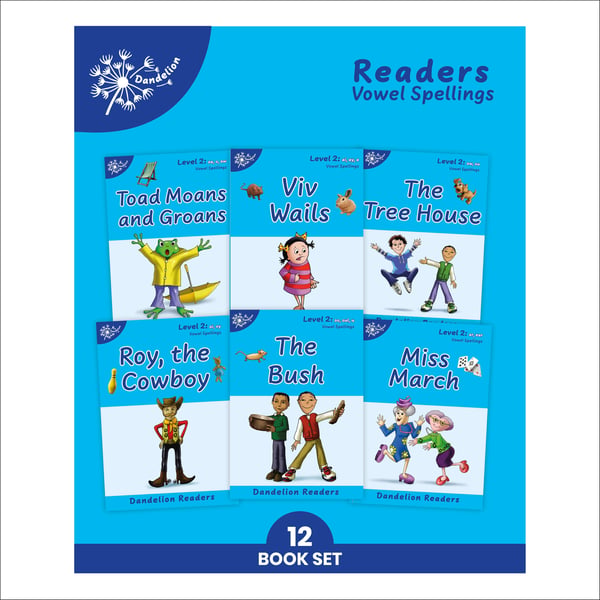 Dandelion Readers, Vowel Spellings, Level 2