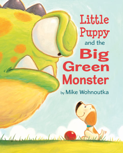 Little Puppy And The Big Green Monster