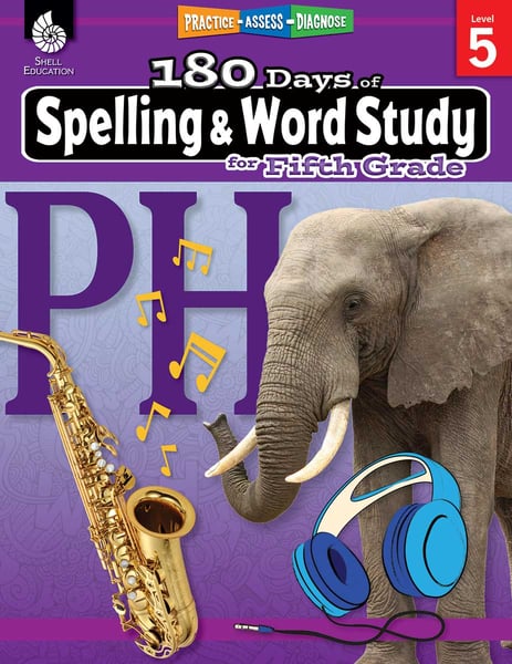 180 Days Of Spelling And Word Study For Fifth Grade