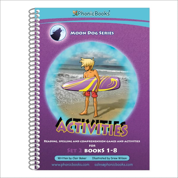 Moon Dogs Series Set 2 Activities Reading, Spelling And Comprehension Games And Activities For Books 1-8