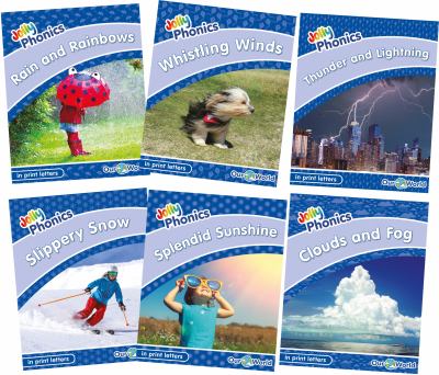Jolly Phonics Level 4 Blue: Our World Nonfiction Readers (6 books)