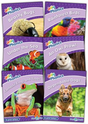 Jolly Phonics Level 5 Purple: Our World Nonfiction Readers (6 books)