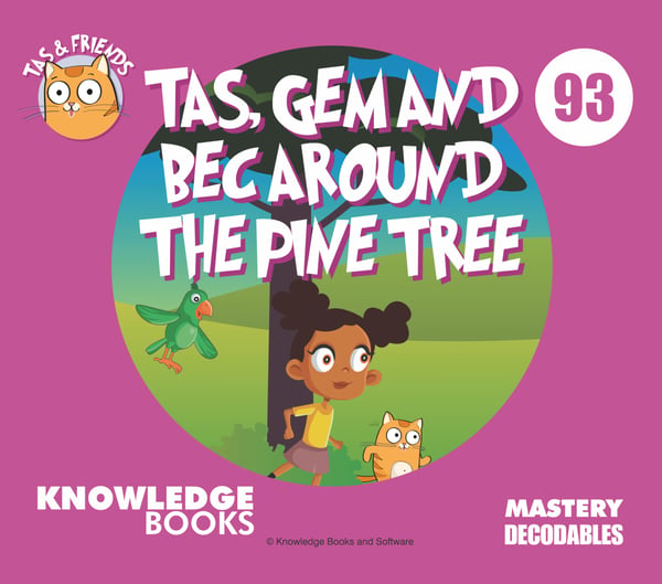 Tas, Gem, And Bec Around The Pine Tree