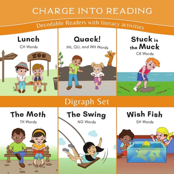 Stage 3: Charge Into Reading Digraph Decodable Reader Set