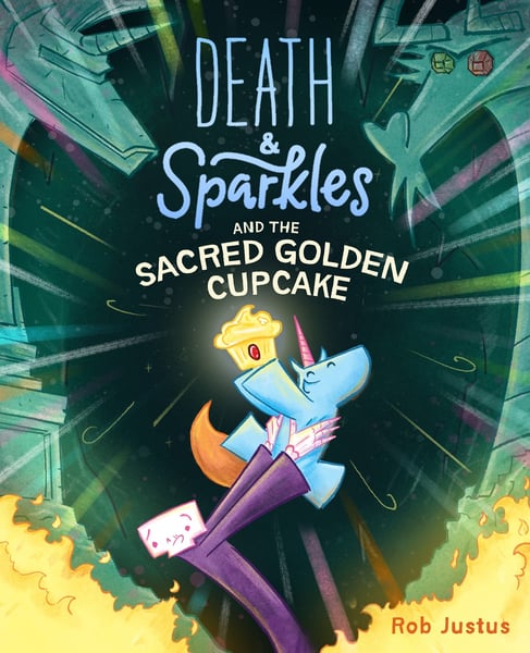 Death & Sparkles And The Sacred Golden Cupcake
