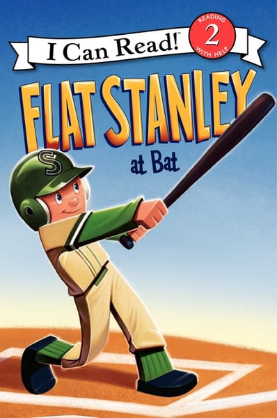Flat Stanley At Bat