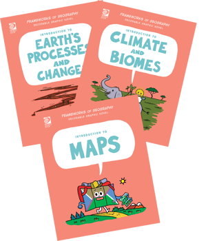 Frameworks of Geography: Decodable Graphic Novels