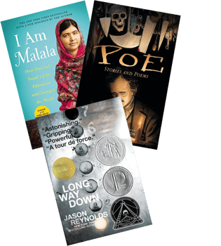 Bestsellers Below Lexile Level Grades 9-12 (590L-1165L)