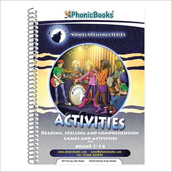 Moon Dogs Series, Set 3 Activities: Reading, Spelling And Comprehension Games And Activites For Books 1-14