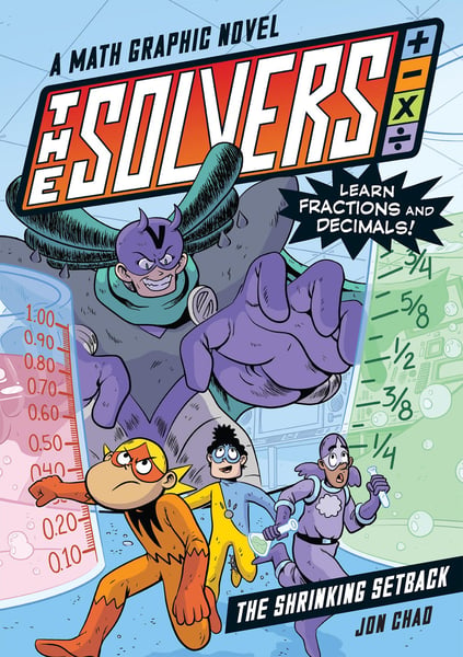 Shrinking Setback: A Math Graphic Novel (Learn Fractions And Decimals!), The