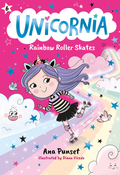 Rainbow Roller Skates