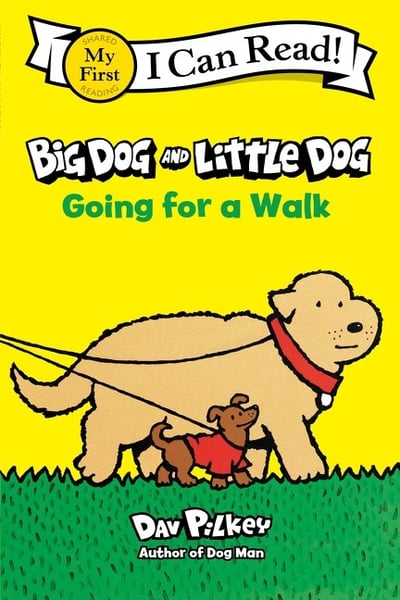 Big Dog And Little Dog Going For A Walk