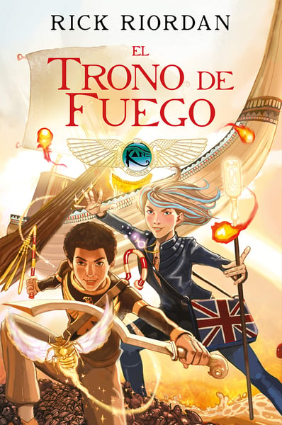El Trono De Fuego Novela Grafica (The Throne Of Fire Graphic Novel)