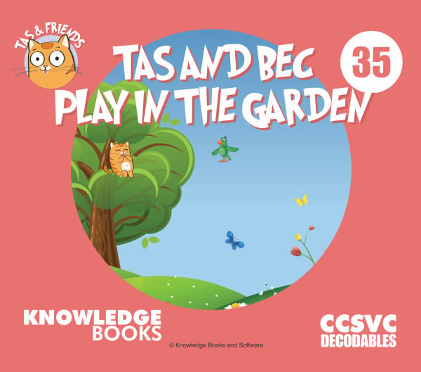 Tas And Bec Play In The Garden