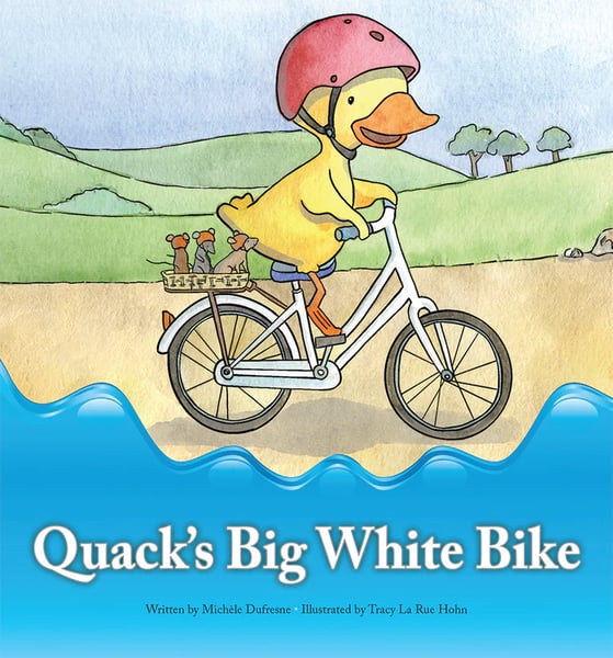 Quack's Big White Bike