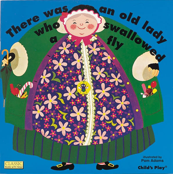 There Was An Old Lady Who Swallowed A Fly (Board Book)