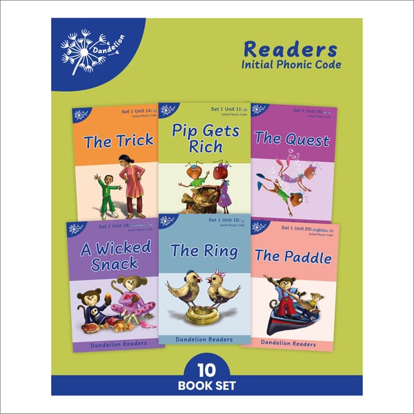 Dandelion Readers Set 1 Units 11-20 (10 Titles)