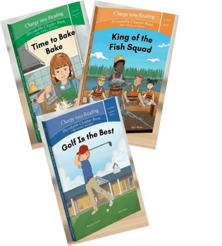 Charge Into Reading Decodable Chapter Books