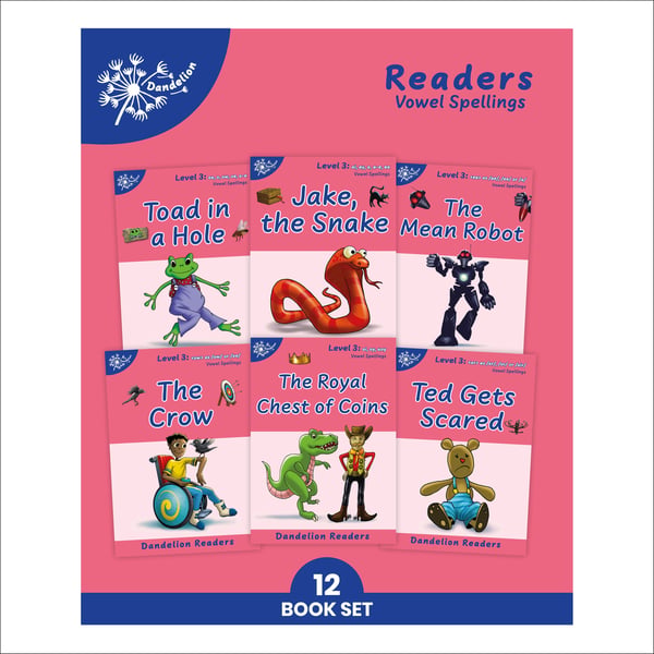 Dandelion Readers, Vowel Spellings, Level 3