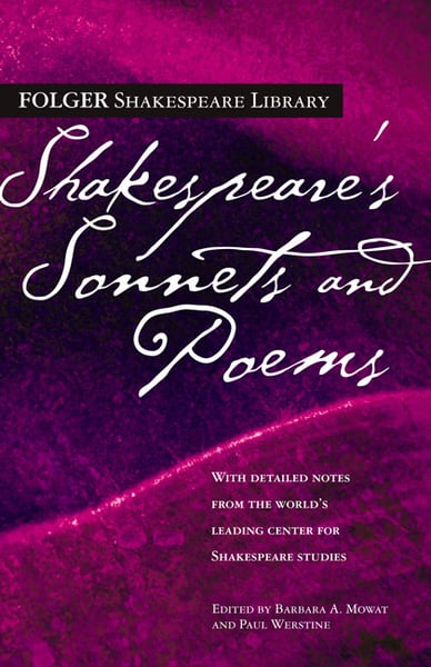 Shakespeare's Sonnets And Poems (Folger Shakespeare Library)
